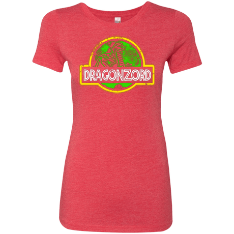 T-Shirts Vintage Red / Small Jurassic Power Green Women's Triblend T-Shirt