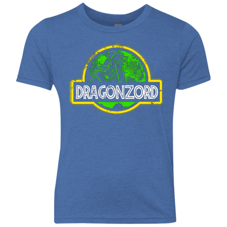 T-Shirts Vintage Royal / YXS Jurassic Power Green Youth Triblend T-Shirt
