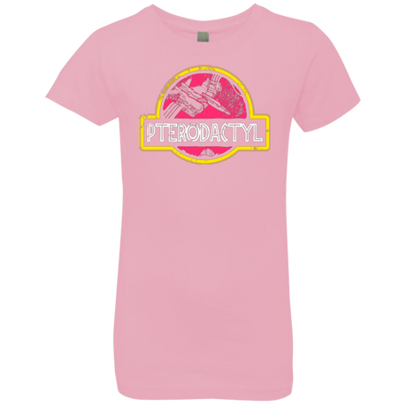 T-Shirts Light Pink / YXS Jurassic Power Pink Girls Premium T-Shirt
