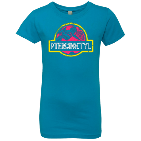 T-Shirts Turquoise / YXS Jurassic Power Pink Girls Premium T-Shirt