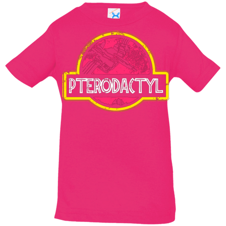 T-Shirts Hot Pink / 6 Months Jurassic Power Pink Infant Premium T-Shirt