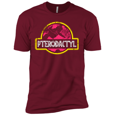 T-Shirts Cardinal / X-Small Jurassic Power Pink Men's Premium T-Shirt