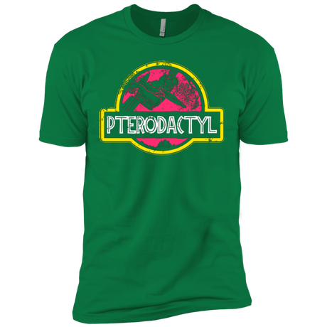 T-Shirts Kelly Green / X-Small Jurassic Power Pink Men's Premium T-Shirt