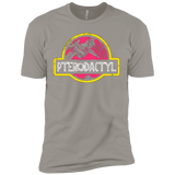 T-Shirts Light Grey / X-Small Jurassic Power Pink Men's Premium T-Shirt