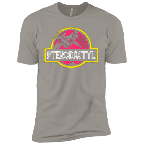 T-Shirts Light Grey / X-Small Jurassic Power Pink Men's Premium T-Shirt