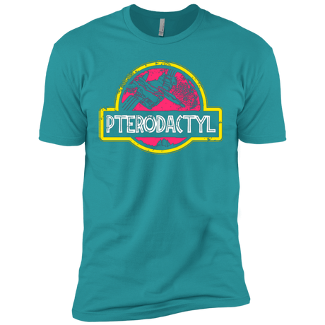 T-Shirts Tahiti Blue / X-Small Jurassic Power Pink Men's Premium T-Shirt