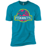 T-Shirts Turquoise / X-Small Jurassic Power Pink Men's Premium T-Shirt
