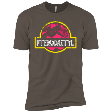 T-Shirts Warm Grey / X-Small Jurassic Power Pink Men's Premium T-Shirt