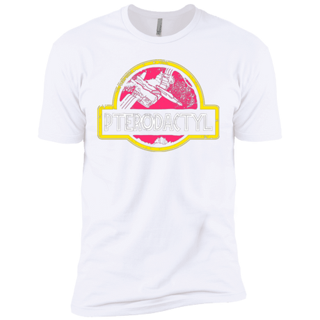 T-Shirts White / X-Small Jurassic Power Pink Men's Premium T-Shirt