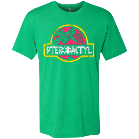 T-Shirts Envy / Small Jurassic Power Pink Men's Triblend T-Shirt