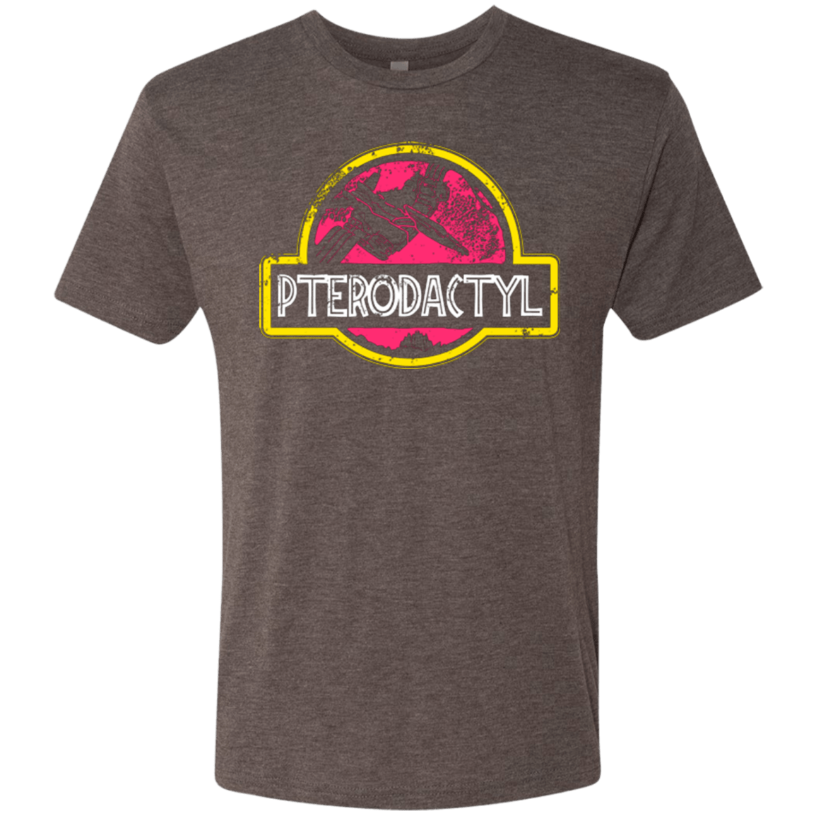 T-Shirts Macchiato / Small Jurassic Power Pink Men's Triblend T-Shirt