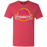 T-Shirts Vintage Red / Small Jurassic Power Pink Men's Triblend T-Shirt