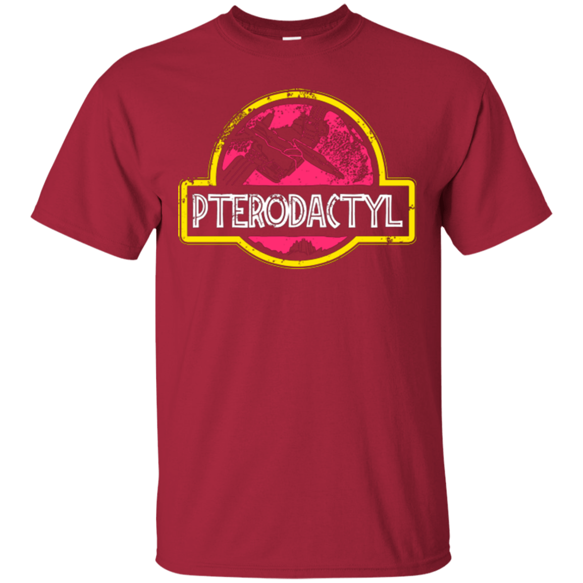 T-Shirts Cardinal / Small Jurassic Power Pink T-Shirt