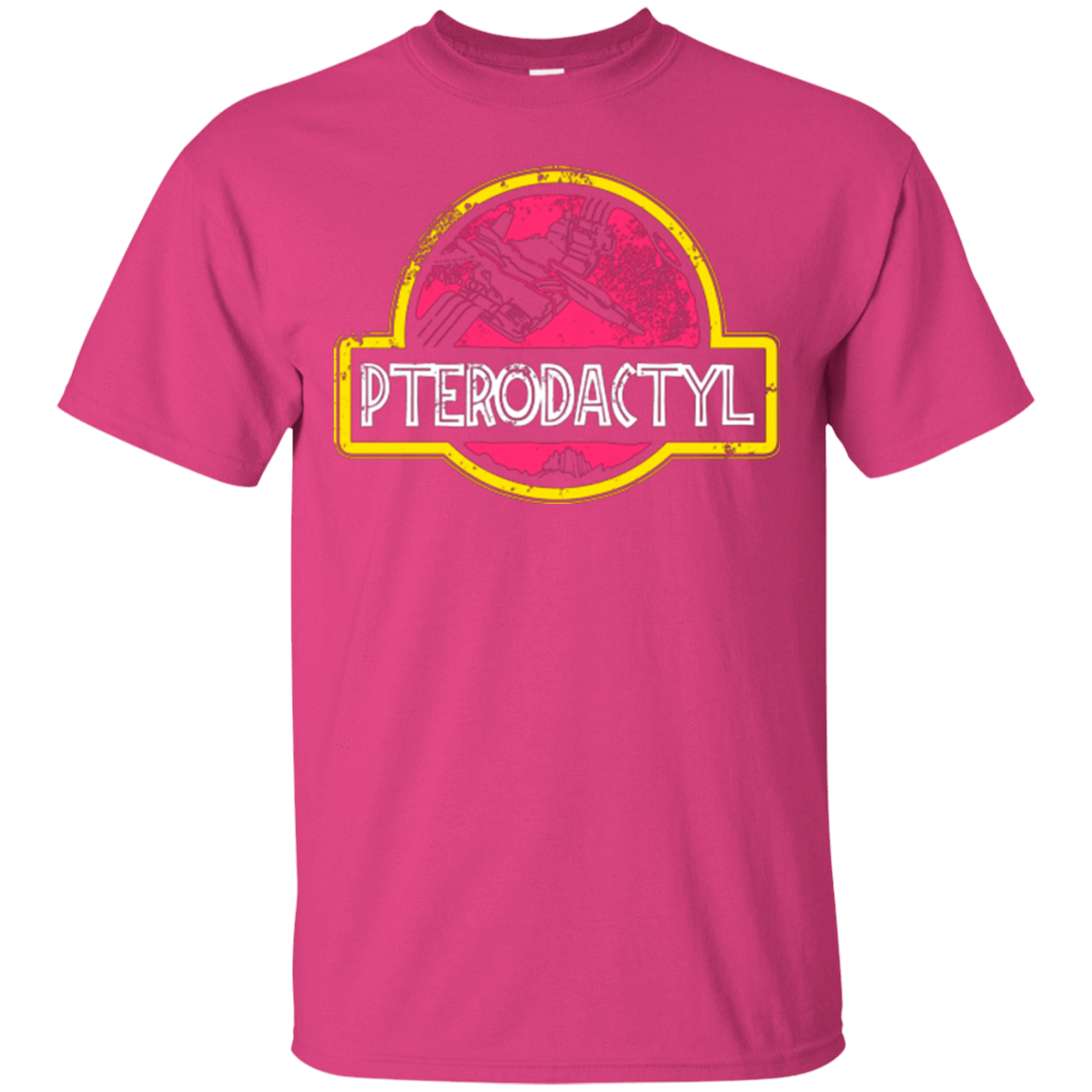 T-Shirts Heliconia / Small Jurassic Power Pink T-Shirt