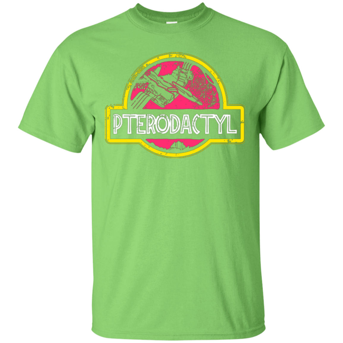 T-Shirts Lime / Small Jurassic Power Pink T-Shirt