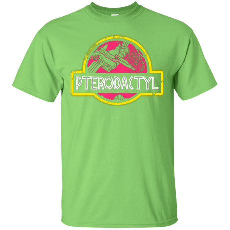 T-Shirts Lime / Small Jurassic Power Pink T-Shirt