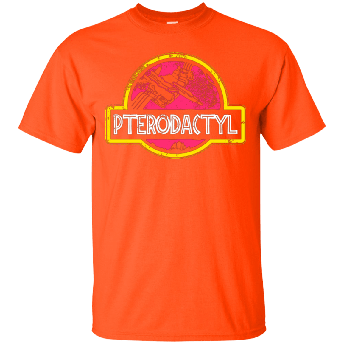 T-Shirts Orange / Small Jurassic Power Pink T-Shirt