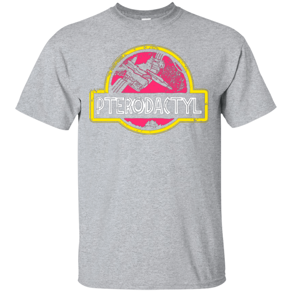 T-Shirts Sport Grey / Small Jurassic Power Pink T-Shirt