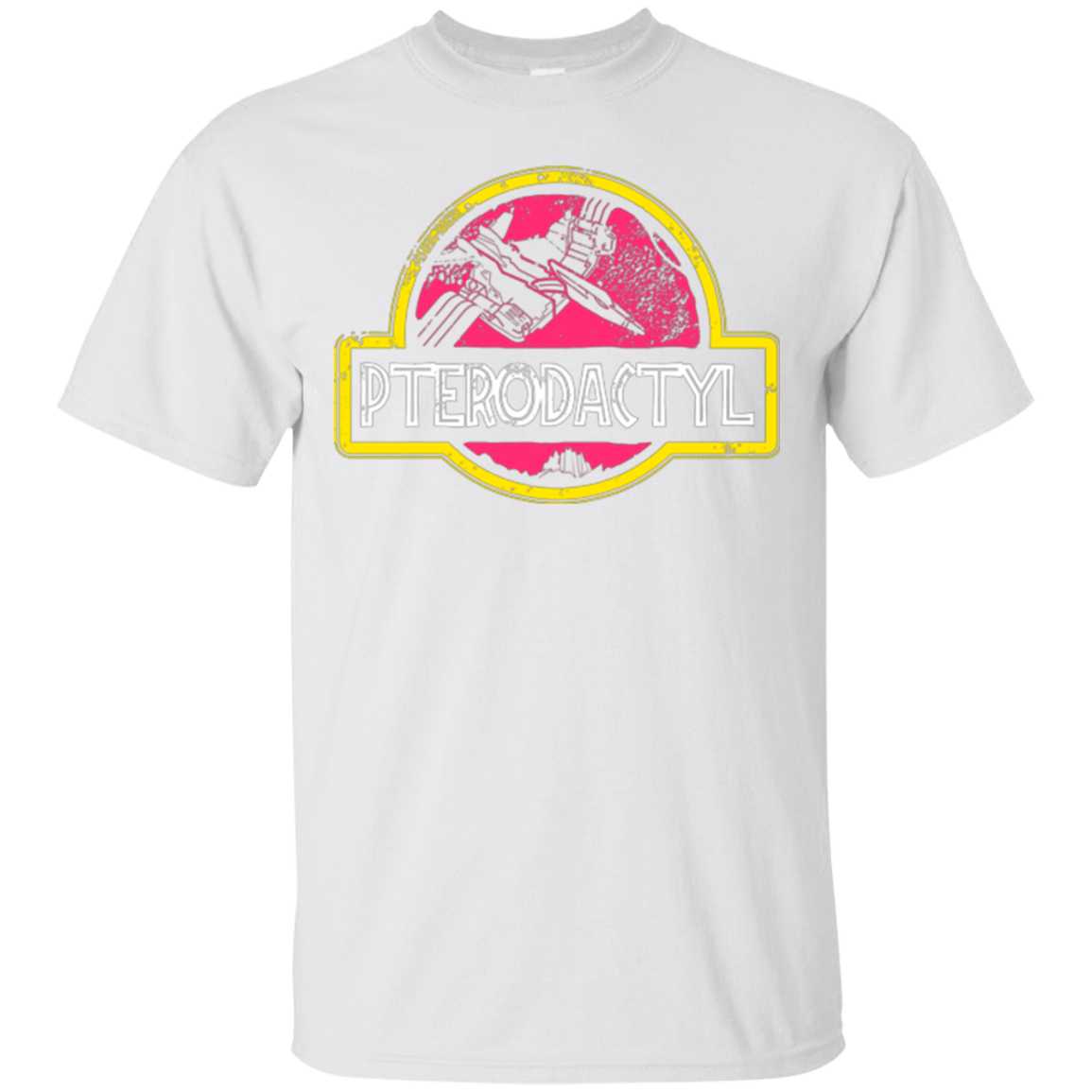 T-Shirts White / Small Jurassic Power Pink T-Shirt