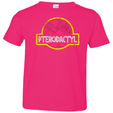 T-Shirts Hot Pink / 2T Jurassic Power Pink Toddler Premium T-Shirt