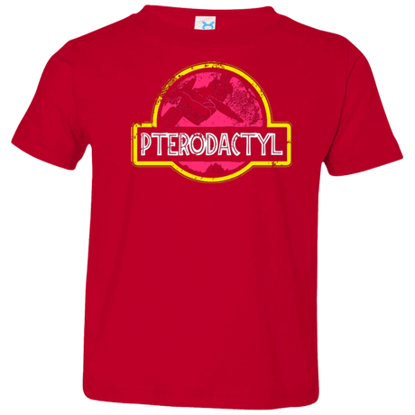 T-Shirts Red / 2T Jurassic Power Pink Toddler Premium T-Shirt
