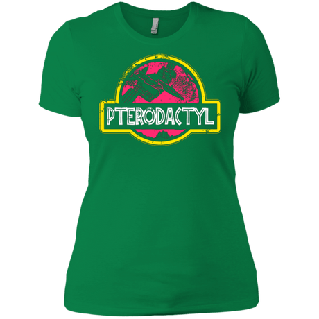 T-Shirts Kelly Green / X-Small Jurassic Power Pink Women's Premium T-Shirt