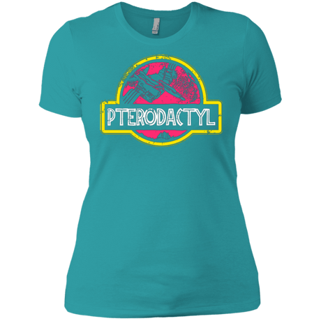 T-Shirts Tahiti Blue / X-Small Jurassic Power Pink Women's Premium T-Shirt
