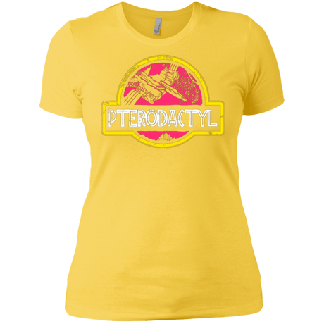 T-Shirts Vibrant Yellow / X-Small Jurassic Power Pink Women's Premium T-Shirt