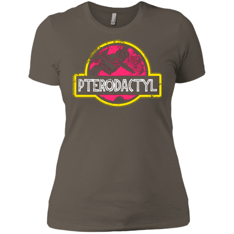 T-Shirts Warm Grey / X-Small Jurassic Power Pink Women's Premium T-Shirt