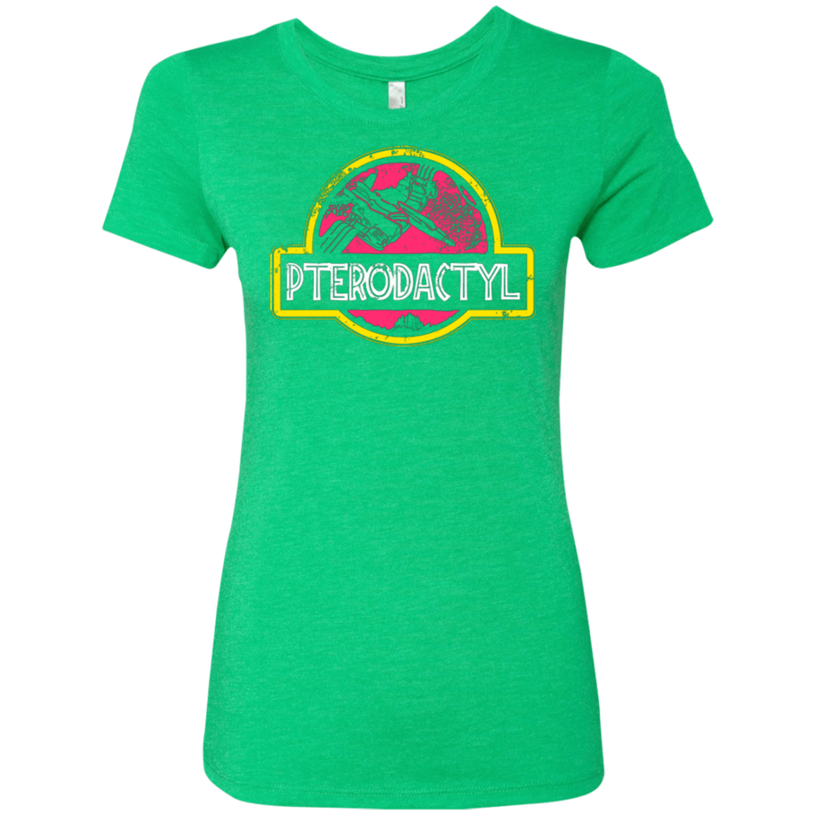 T-Shirts Envy / Small Jurassic Power Pink Women's Triblend T-Shirt