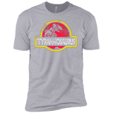 T-Shirts Heather Grey / YXS Jurassic Power Red Boys Premium T-Shirt