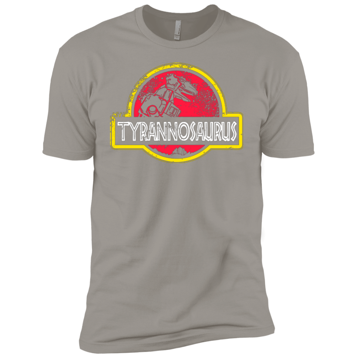 T-Shirts Light Grey / YXS Jurassic Power Red Boys Premium T-Shirt