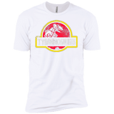 T-Shirts White / YXS Jurassic Power Red Boys Premium T-Shirt