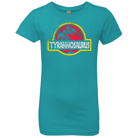 T-Shirts Tahiti Blue / YXS Jurassic Power Red Girls Premium T-Shirt
