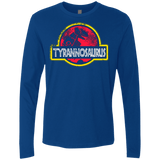 T-Shirts Royal / Small Jurassic Power Red Men's Premium Long Sleeve