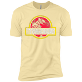 T-Shirts Banana Cream / X-Small Jurassic Power Red Men's Premium T-Shirt