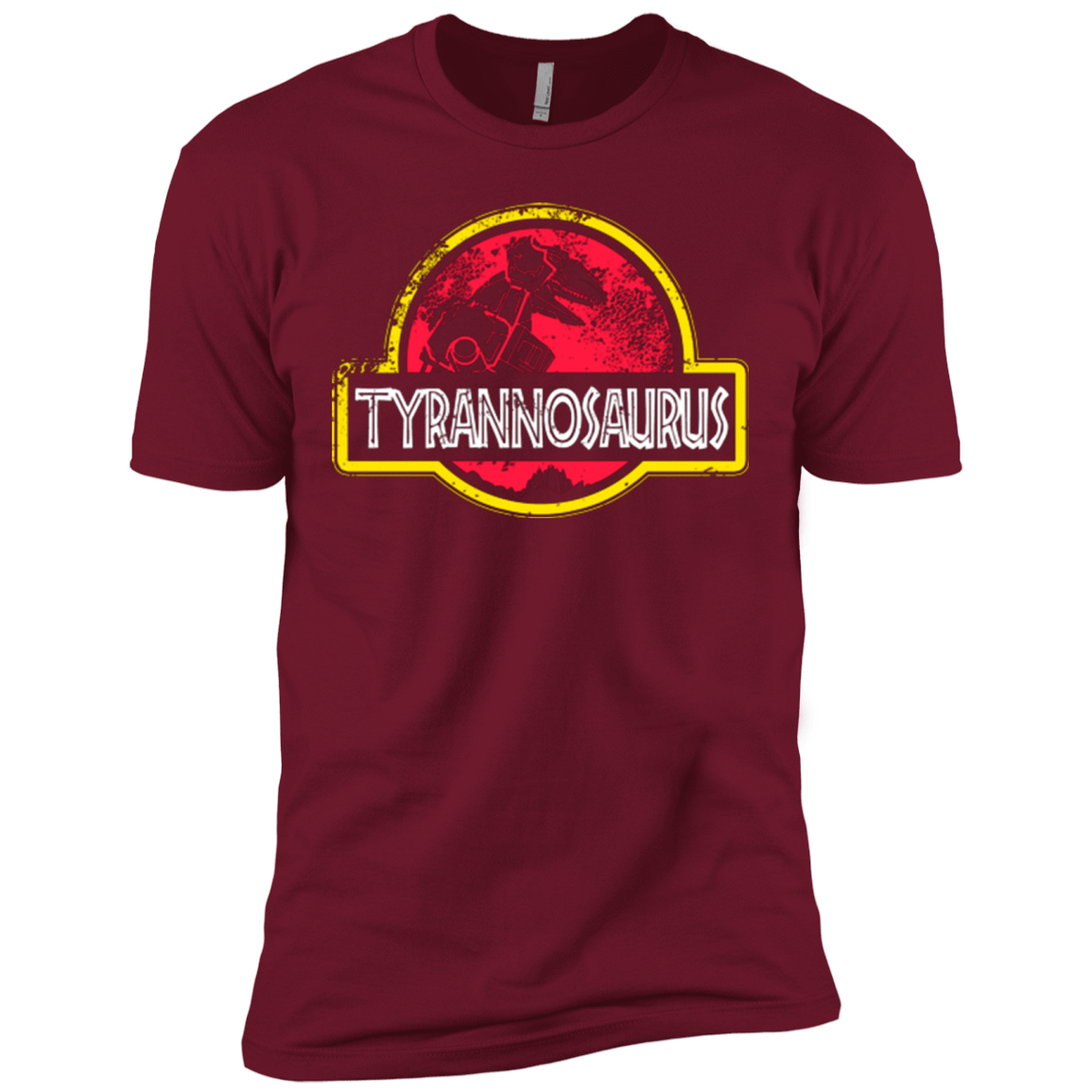 T-Shirts Cardinal / X-Small Jurassic Power Red Men's Premium T-Shirt