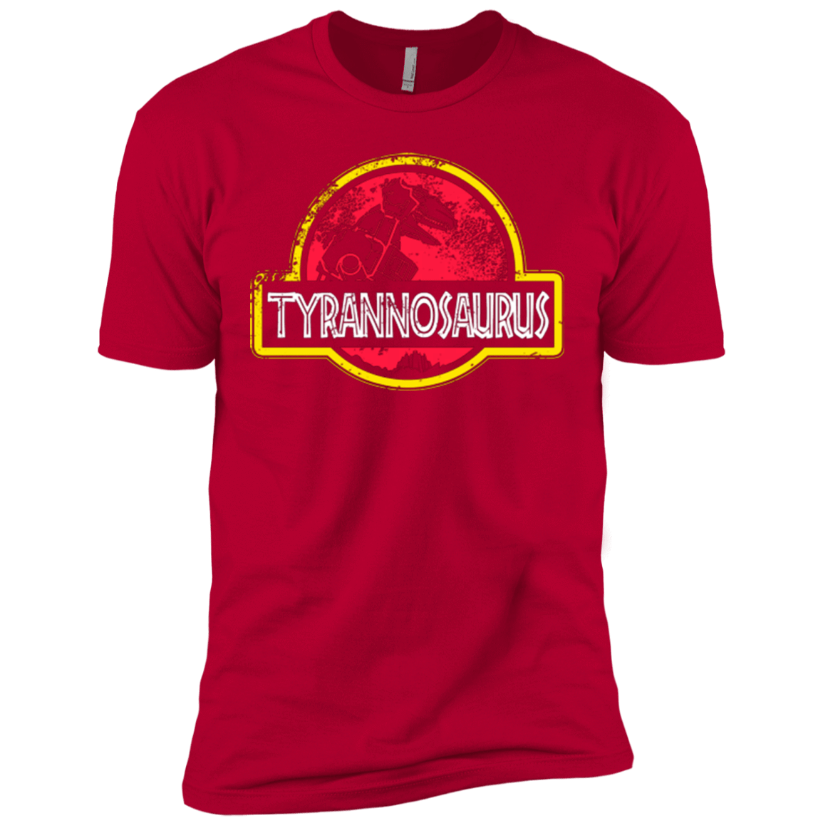 T-Shirts Red / X-Small Jurassic Power Red Men's Premium T-Shirt