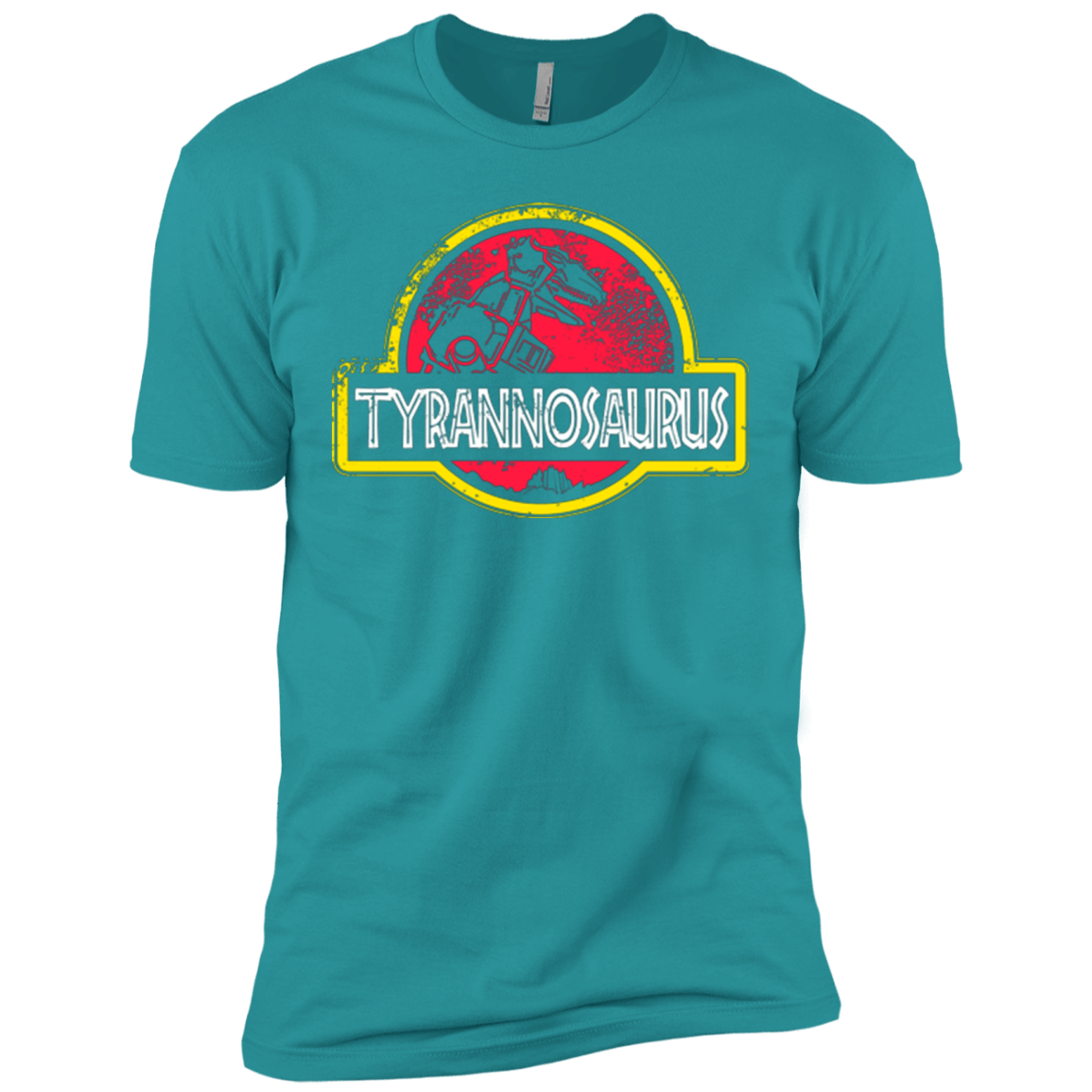 T-Shirts Tahiti Blue / X-Small Jurassic Power Red Men's Premium T-Shirt