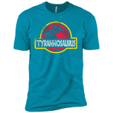 T-Shirts Turquoise / X-Small Jurassic Power Red Men's Premium T-Shirt