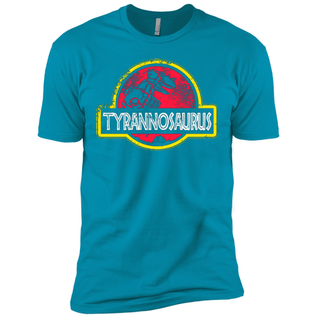 T-Shirts Turquoise / X-Small Jurassic Power Red Men's Premium T-Shirt