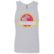 T-Shirts Heather Grey / Small Jurassic Power Red Men's Premium Tank Top