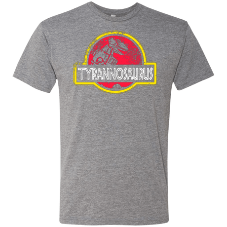 T-Shirts Premium Heather / Small Jurassic Power Red Men's Triblend T-Shirt