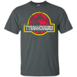 T-Shirts Dark Heather / Small Jurassic Power Red T-Shirt