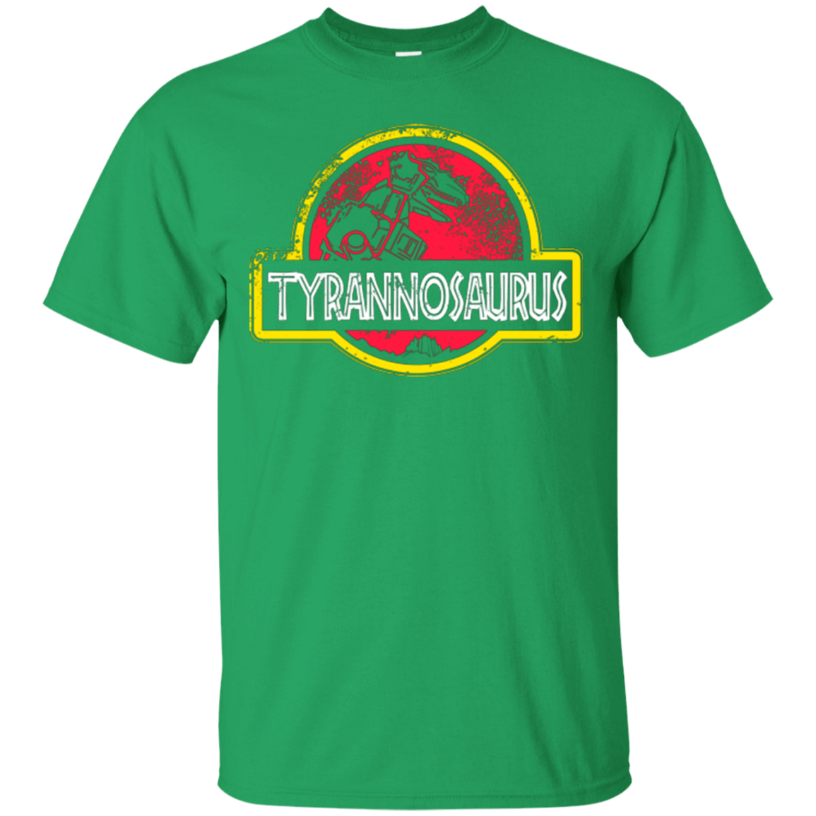 T-Shirts Irish Green / Small Jurassic Power Red T-Shirt