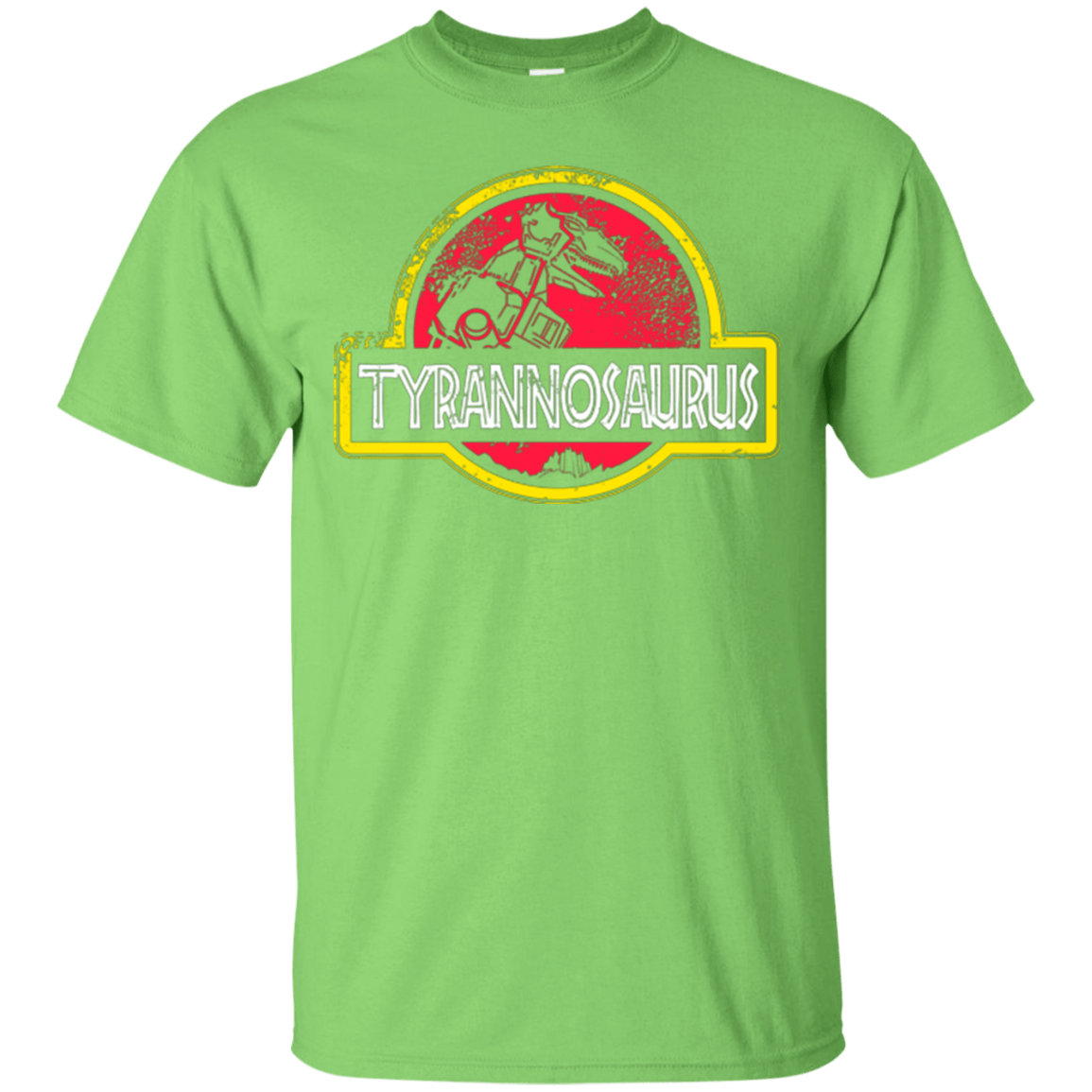 T-Shirts Lime / Small Jurassic Power Red T-Shirt