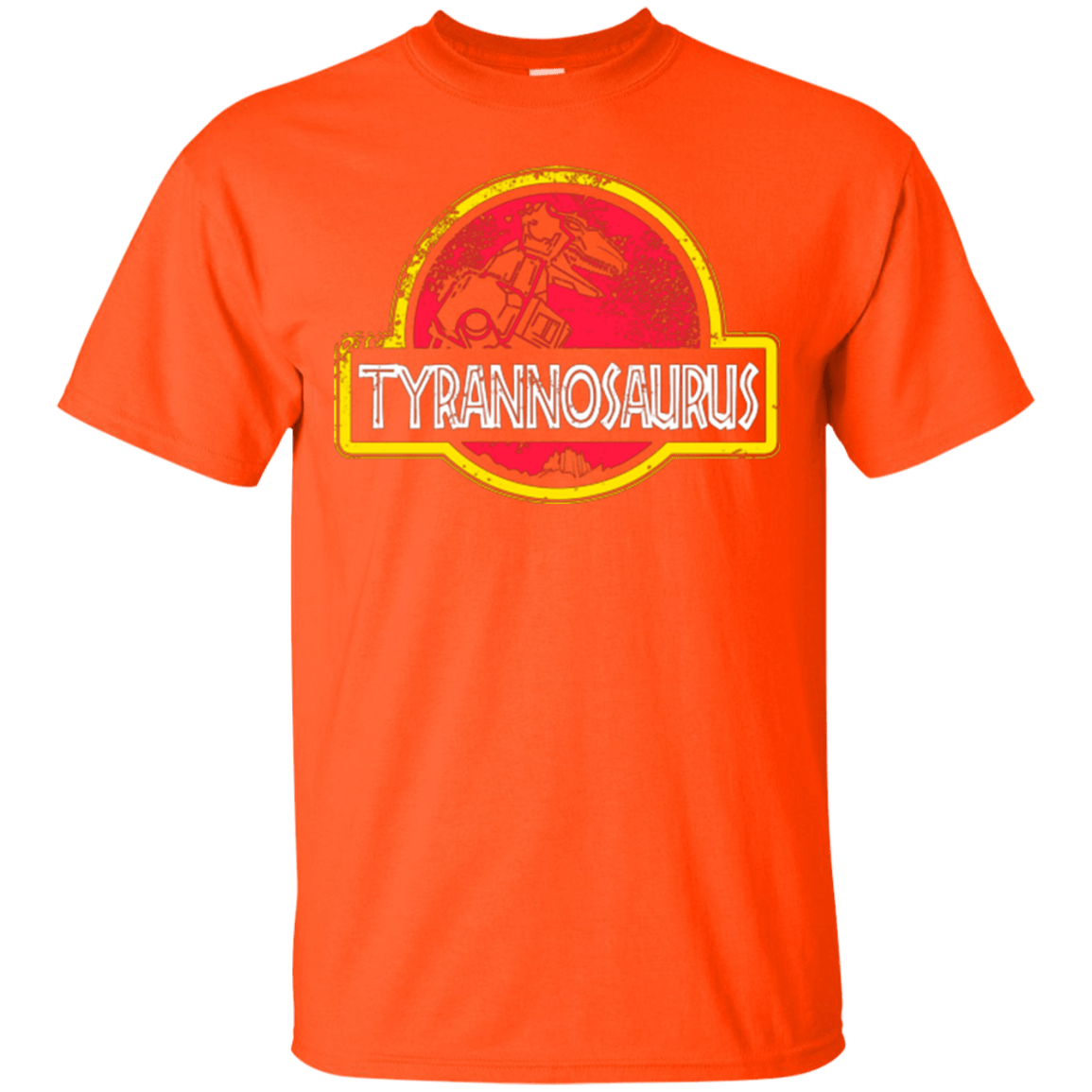 T-Shirts Orange / Small Jurassic Power Red T-Shirt