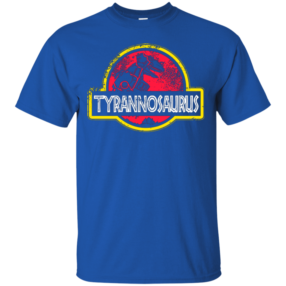 T-Shirts Royal / Small Jurassic Power Red T-Shirt