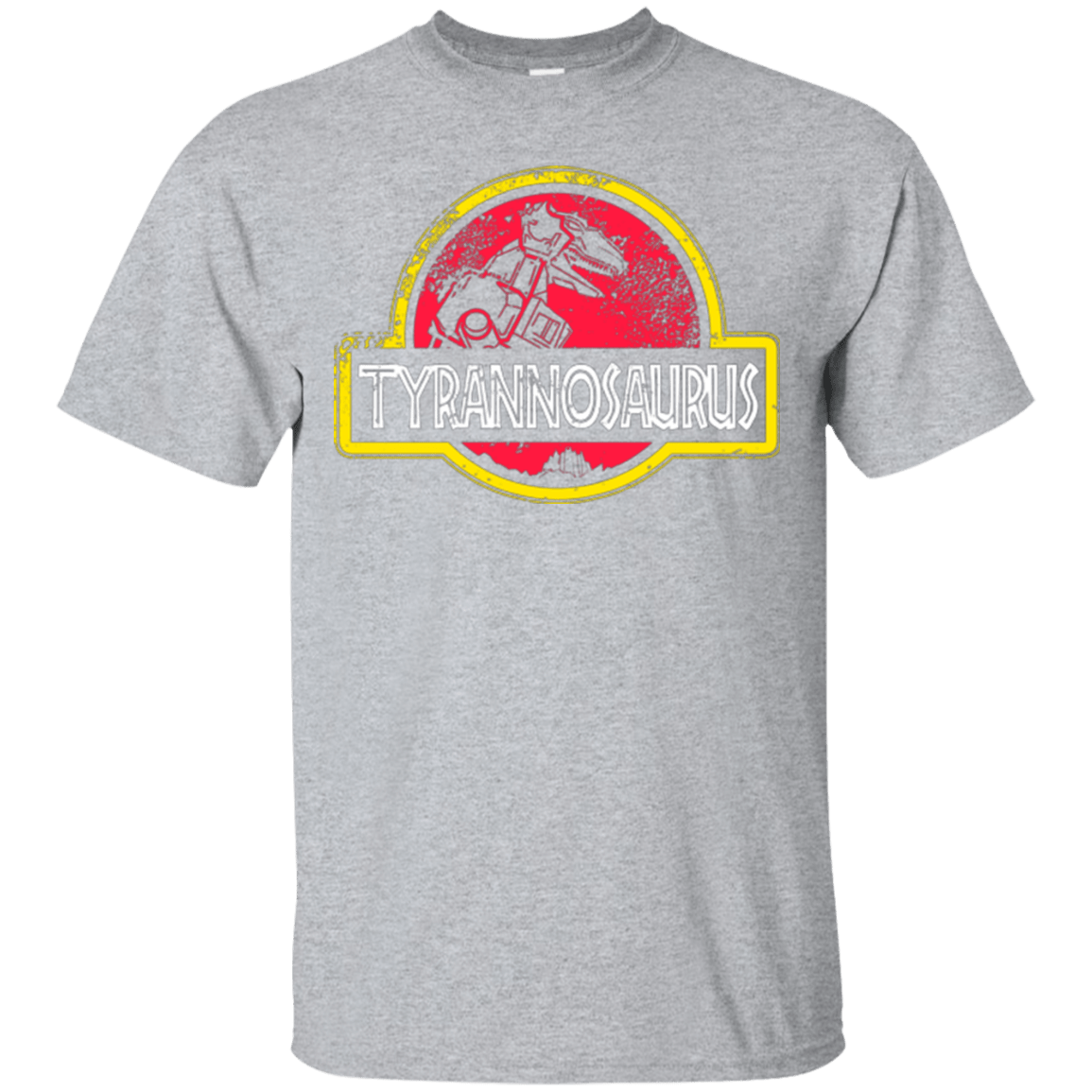 T-Shirts Sport Grey / Small Jurassic Power Red T-Shirt