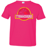 T-Shirts Hot Pink / 2T Jurassic Power Red Toddler Premium T-Shirt